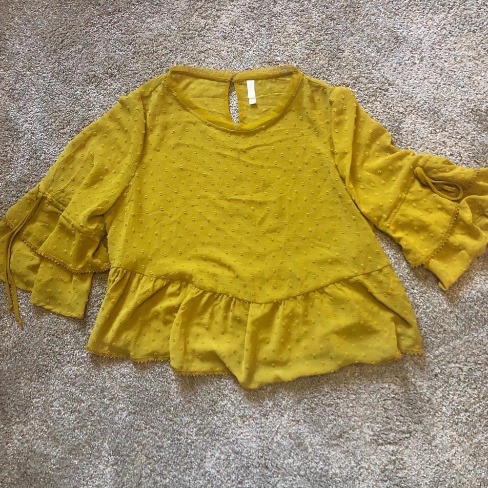 🎉BOGO FREE🎉 Mustard boho top